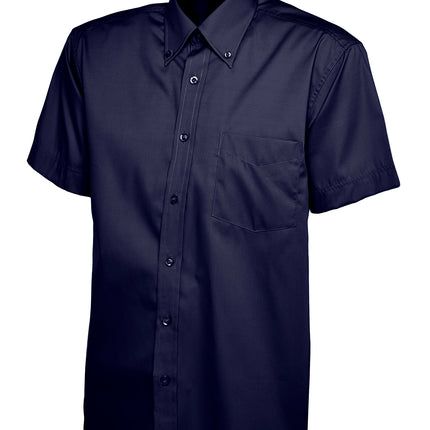 Men's Pinpoint Oxford Short Sleeve Shirt (UC702)