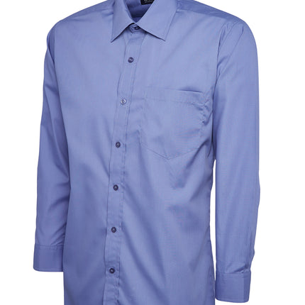 Men's Poplin Long Sleeve Shirt (UC709)