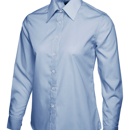 Ladies Poplin Full Sleeve Shirt (UC711)