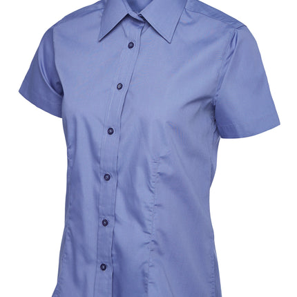 Ladies Poplin Half Sleeve Shirt (UC712)