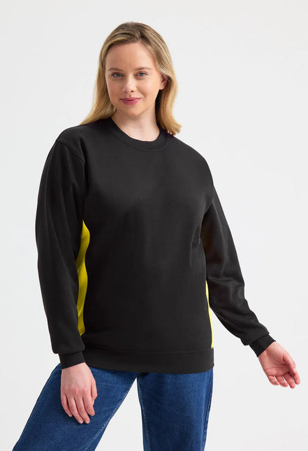 Two Tone Crew Neck Sweatshirt (UC217) My Store