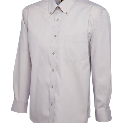 Men's Pinpoint Oxford Long Sleeve Shirt (UC701)