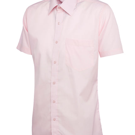 Men's Poplin Short Sleeve Shirt (UC710)