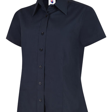 Ladies Poplin Half Sleeve Shirt (UC712)