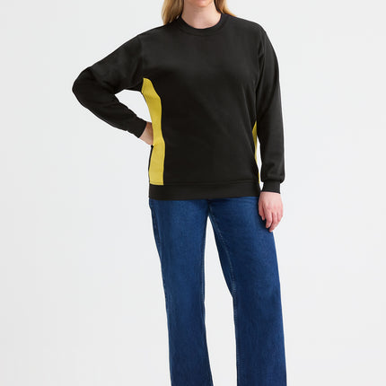 Two Tone Crew Neck Sweatshirt (UC217)