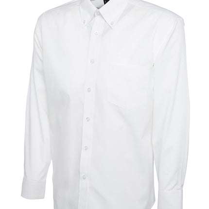 Men's Pinpoint Oxford Long Sleeve Shirt (UC701)