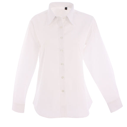 Ladies Pinpoint Oxford Long Sleeve shirt (UC703)