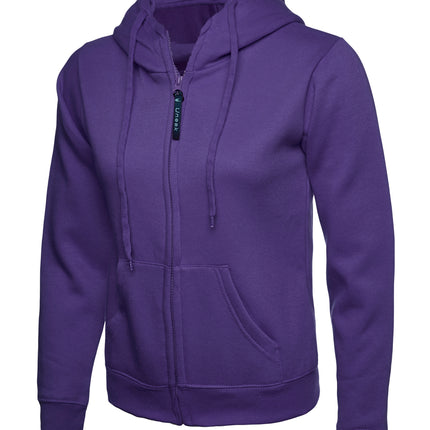Ladies Classic Full Zip Hooded Sweatshirt (UC505)