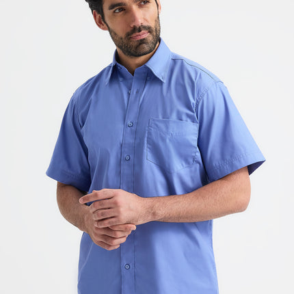 Men's Pinpoint Oxford Short Sleeve Shirt (UC702)