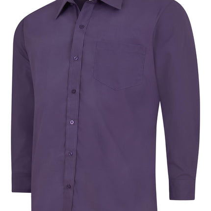 Men's Poplin Long Sleeve Shirt (UC709)