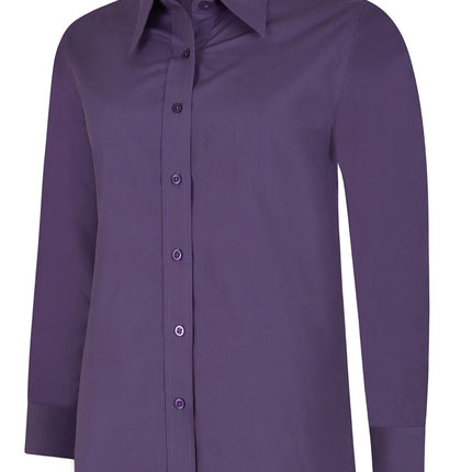 Ladies Poplin Full Sleeve Shirt (UC711)
