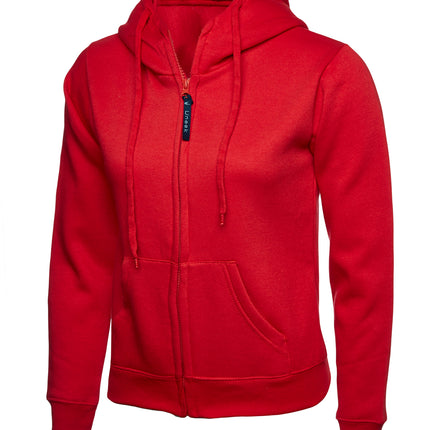 Ladies Classic Full Zip Hooded Sweatshirt (UC505)