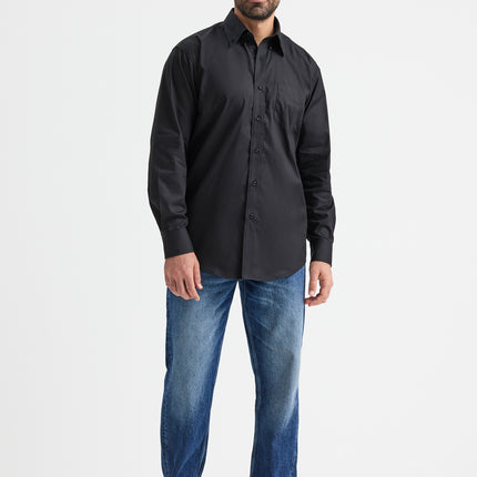 Men's Pinpoint Oxford Long Sleeve Shirt (UC701)
