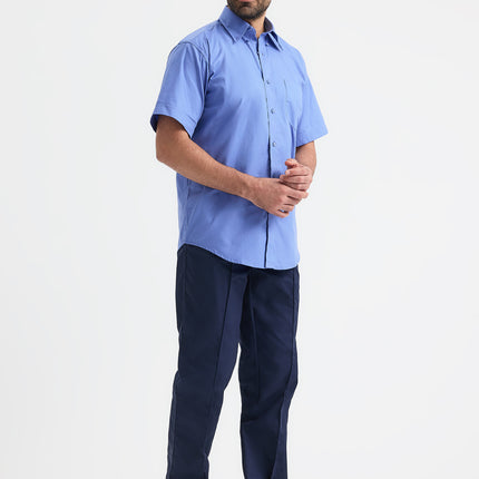 Men's Pinpoint Oxford Short Sleeve Shirt (UC702)