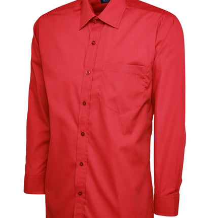 Men's Poplin Long Sleeve Shirt (UC709)