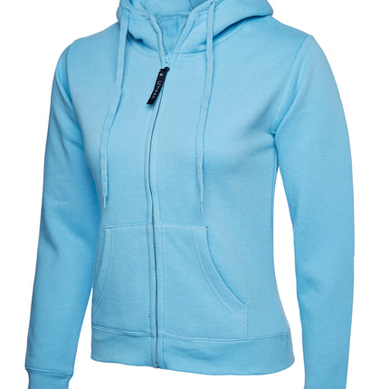 Ladies Classic Full Zip Hooded Sweatshirt (UC505)