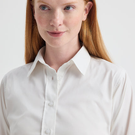 Ladies Pinpoint Oxford Long Sleeve shirt (UC703)