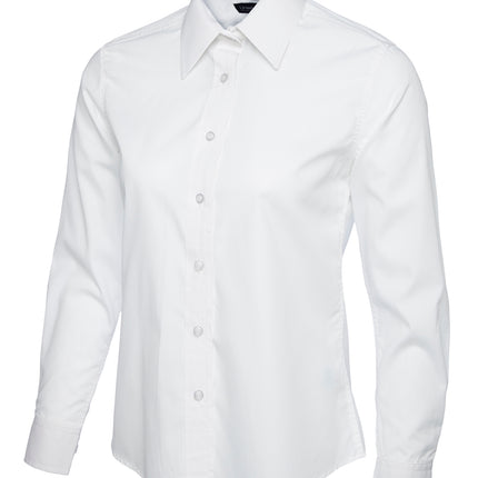Ladies Poplin Full Sleeve Shirt (UC711)