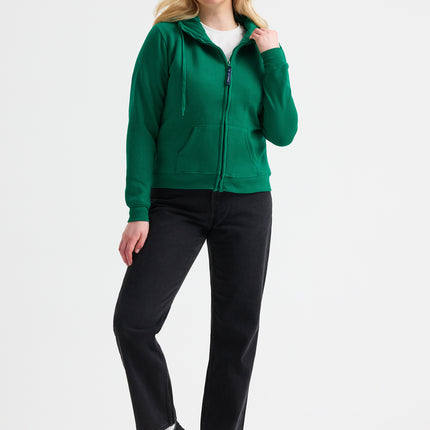 Ladies Classic Full Zip Hooded Sweatshirt (UC505)