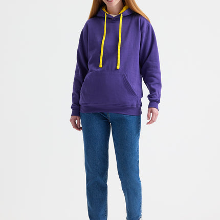 Contrast Hooded Sweatshirt (UC507)