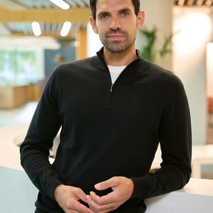 Men's Copenhagen 1/4 Zip Jumper (BT4567)