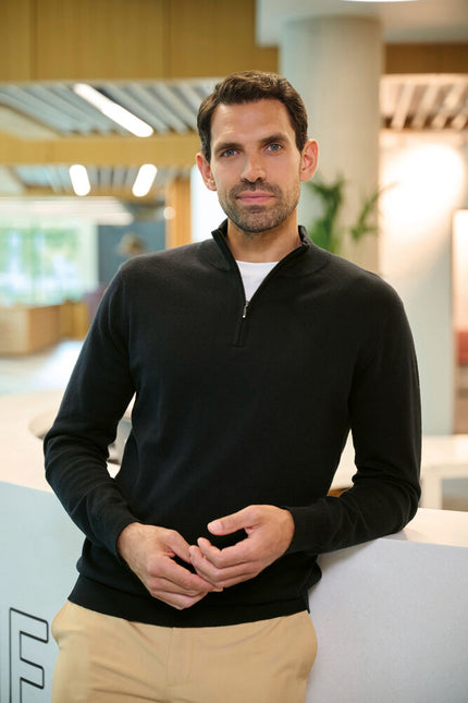 Men's Copenhagen 1/4 Zip Jumper (BT4567)