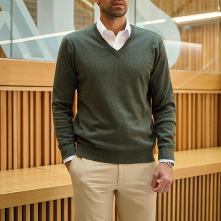 Men's Berlin V-Neck Jumper (BT4566)