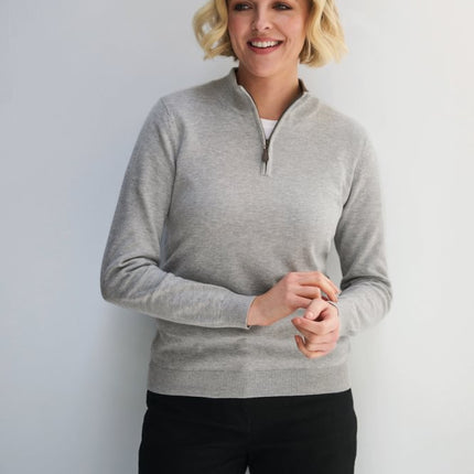 Women's Taylor 1/4 Zip Jumper (BT2388)