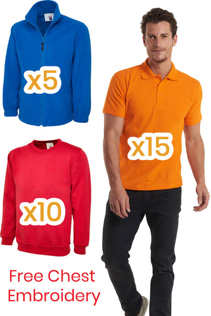 5-10-15 Workwear Offer with Free Embroidery (5-10-15 Classic)