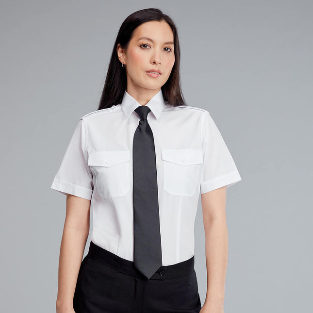 Ladies Short Sleeve Blouse Pilot (LPH138/1)