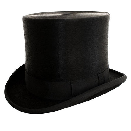Taller Top Hat - 6 1/4" Fur Felt Melusine