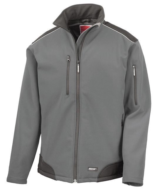 R124A: Ripstop softshell workwear jacket